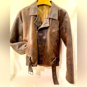 Leather Moto Jacket